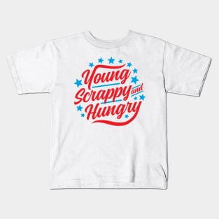 Young Scrappy and Hungry USA Kids T-Shirt